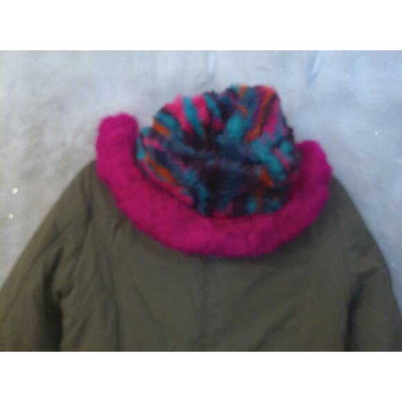 Aqua Girls Winter Multicolor Parka Jacket Coat Size XL - Picture 6 of 7